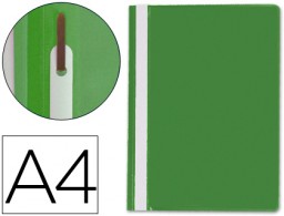 Carpeta dossier fastener Q-Connect A4 PVC verde